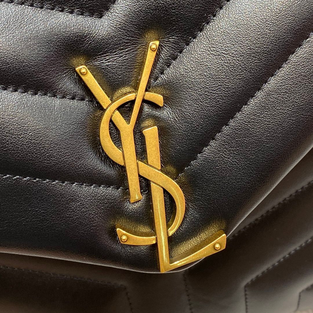 Saint Laurent Loulou Medium In Matelassé “Y” Leather 459749