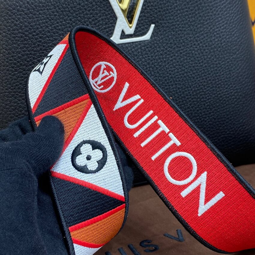 Louis Vuitton Capucines MM M59020 Noir/Rouge