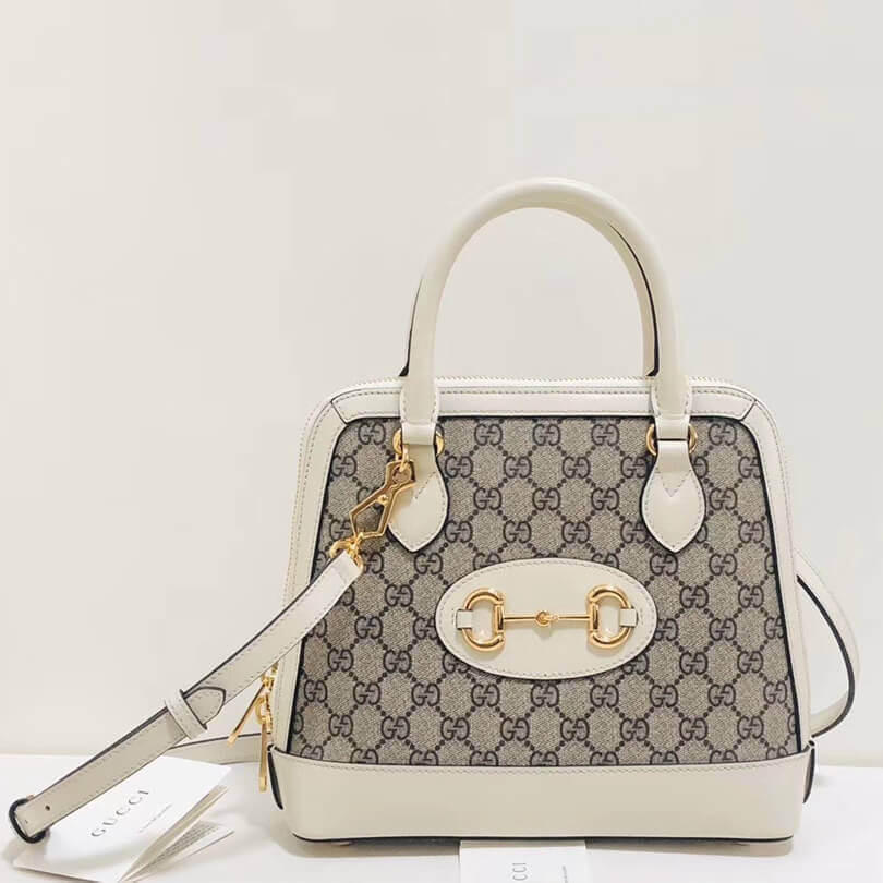 Gucci 1955 Horsebit GG Supreme Small Top Handle Bag 621220