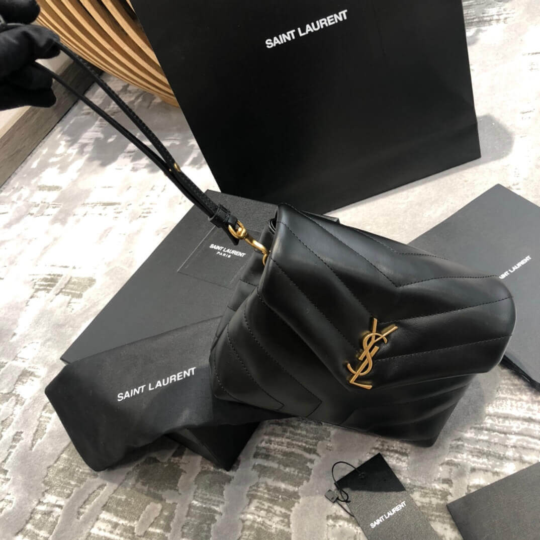 Saint Laurent Loulou Toy Bag In Matelassé Y Leather 467072