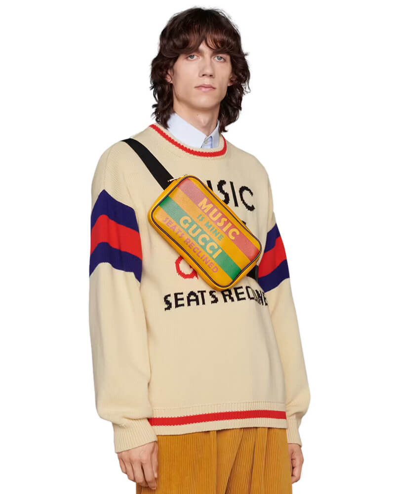 Gucci 100 Belt Bag In Yellow Leather 602695