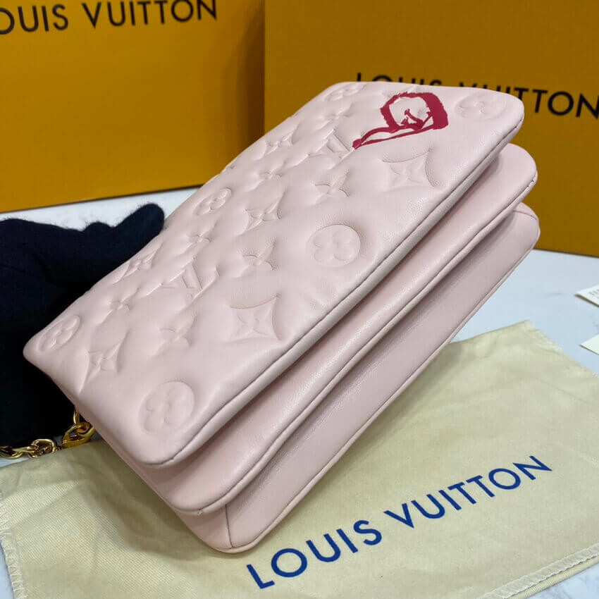 Louis Vuitton Limited Edition Pochette Coussin M80834 Dragee Pink