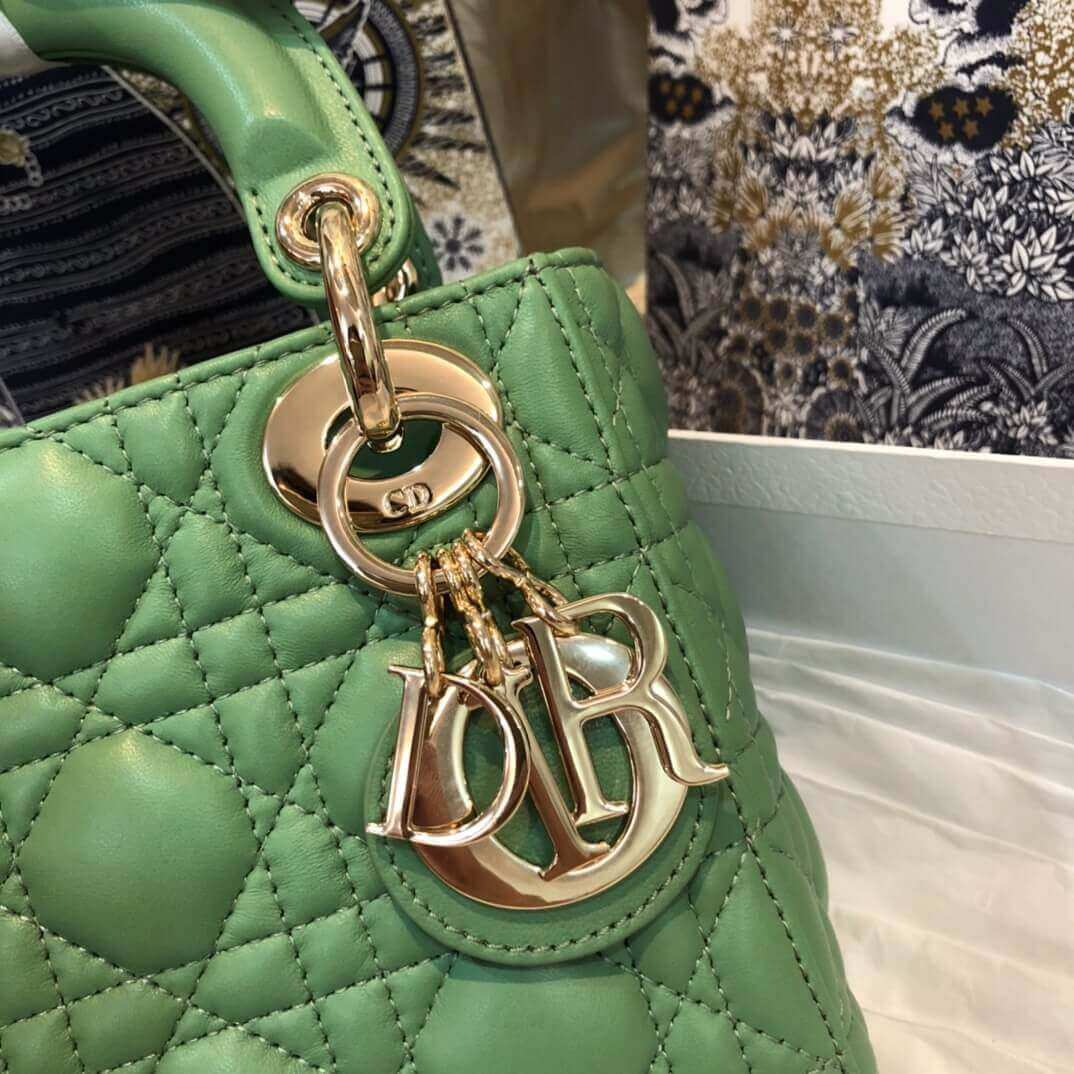 Christian Dior Lambskin Mini Lady Dior Bag 44500