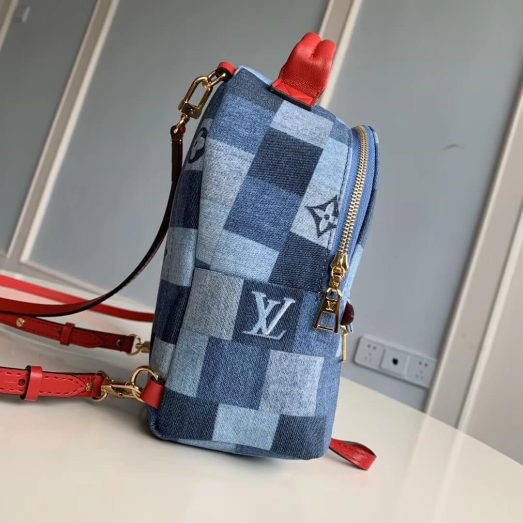 Louis Vuitton Monogram Denim Canvas Palm Springs Mini M45043