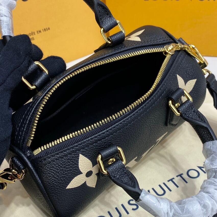 Louis Vuitton Papillon BB M45980 Black/Beige
