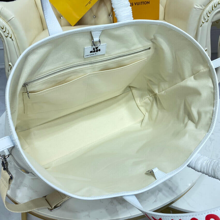 Louis Vuitton x Nigo Tote Journey M59366 White