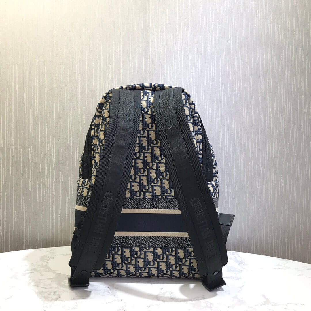 Christian Dior Oblique Jacquard Diortravel Backpack M6104