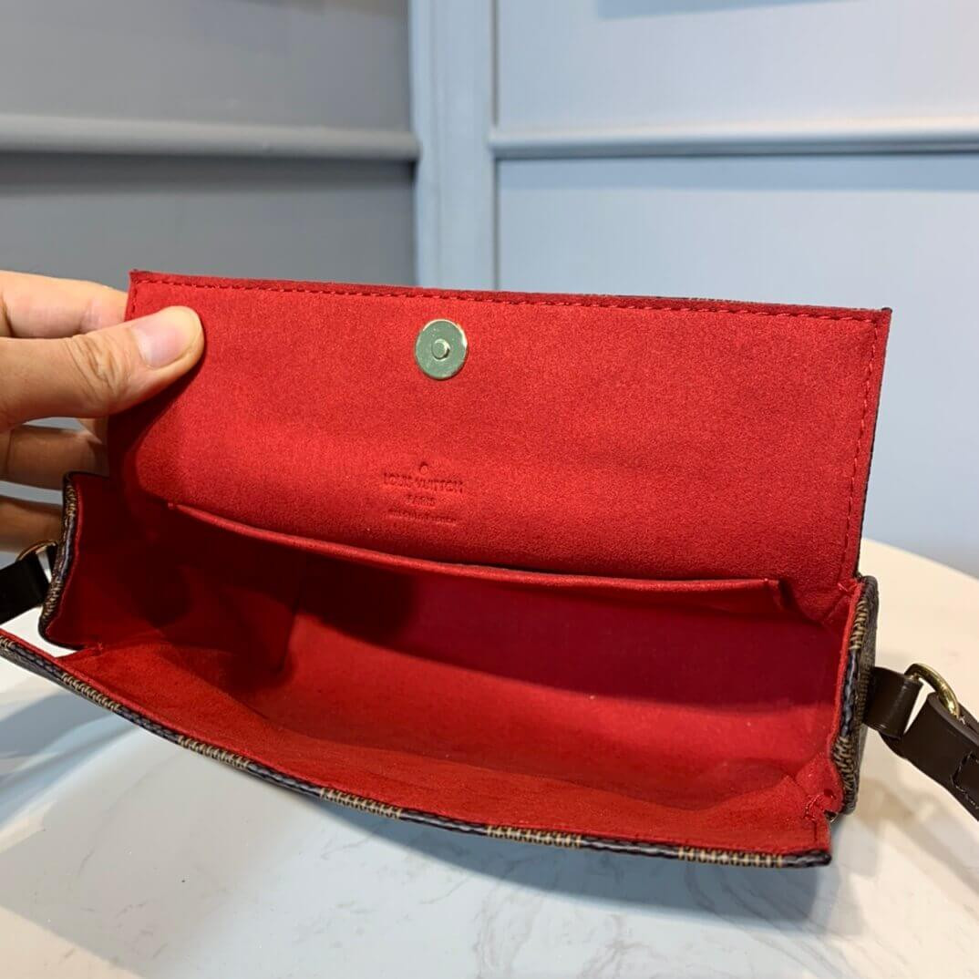 Louis Vuitton Damier Ebene Canvas Recital Shoulder Bag N41966