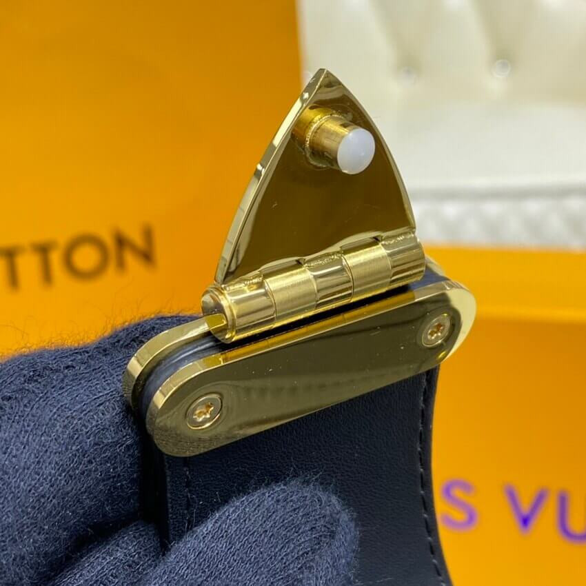 Louis Vuitton Petite Malle Monogram Metal Bag M57817