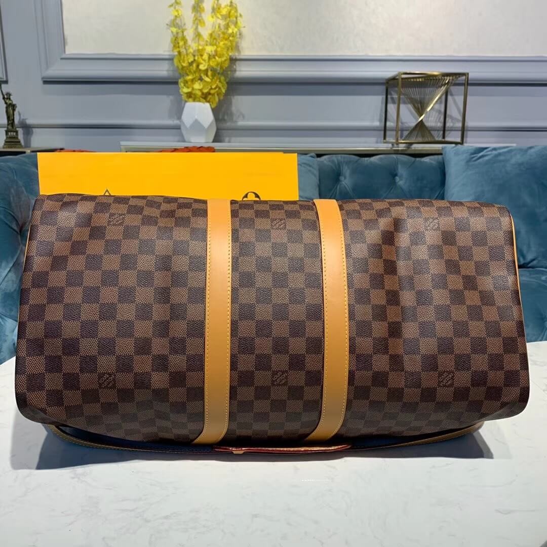 Louis Vuitton Damier Ebene Canvas Keepall Bandouliere 50 N44478