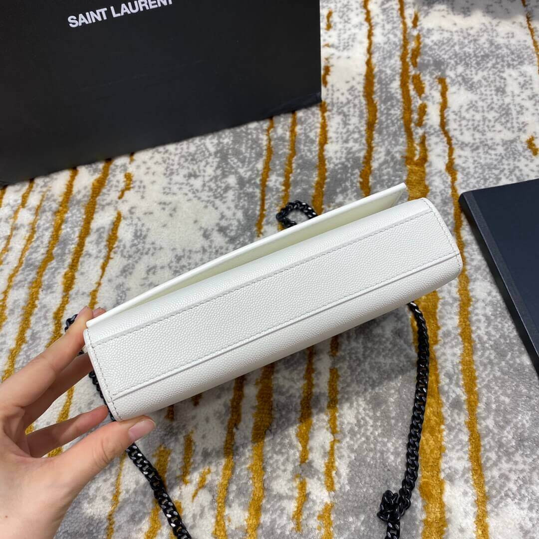 YSL Saint Laurent Classic Small Kate Chain Bag 20cm In Grain Leather 469390