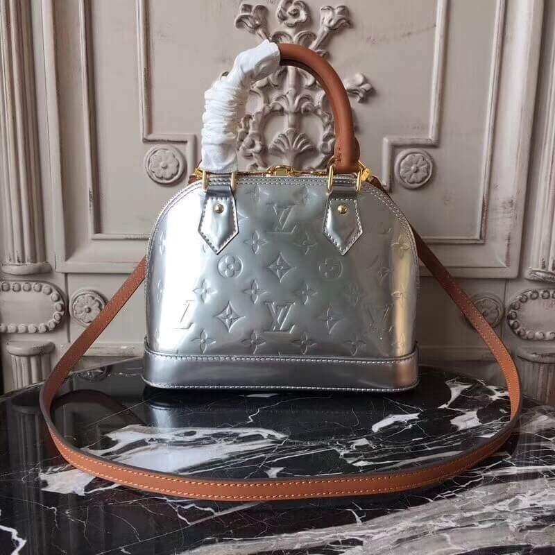 Louis Vuitton Monogram Vernis Alma BB M91606