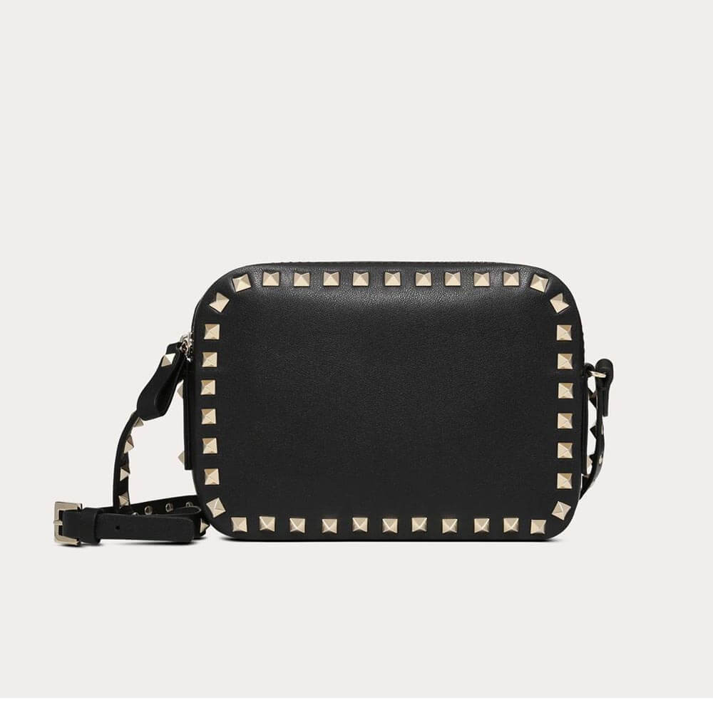Valentino Garavani Small Rockstud Calfskin Crossbody Bag 0809