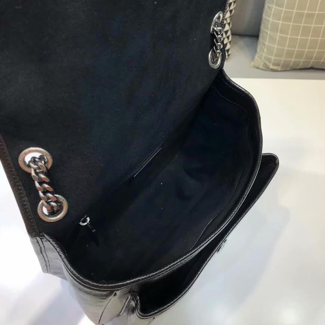 Saint Laurent Niki Baby In Metallic Leather 498894