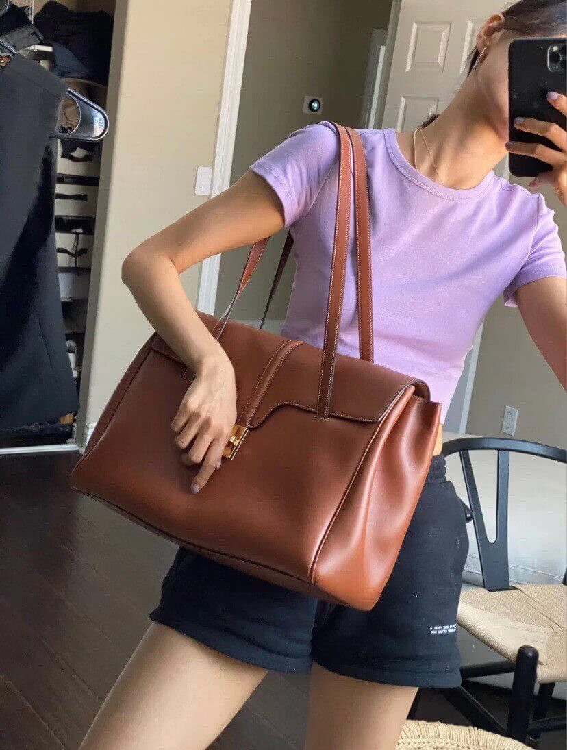 Celine Large Soft 16 Bag In Smooth Calfskin 194043