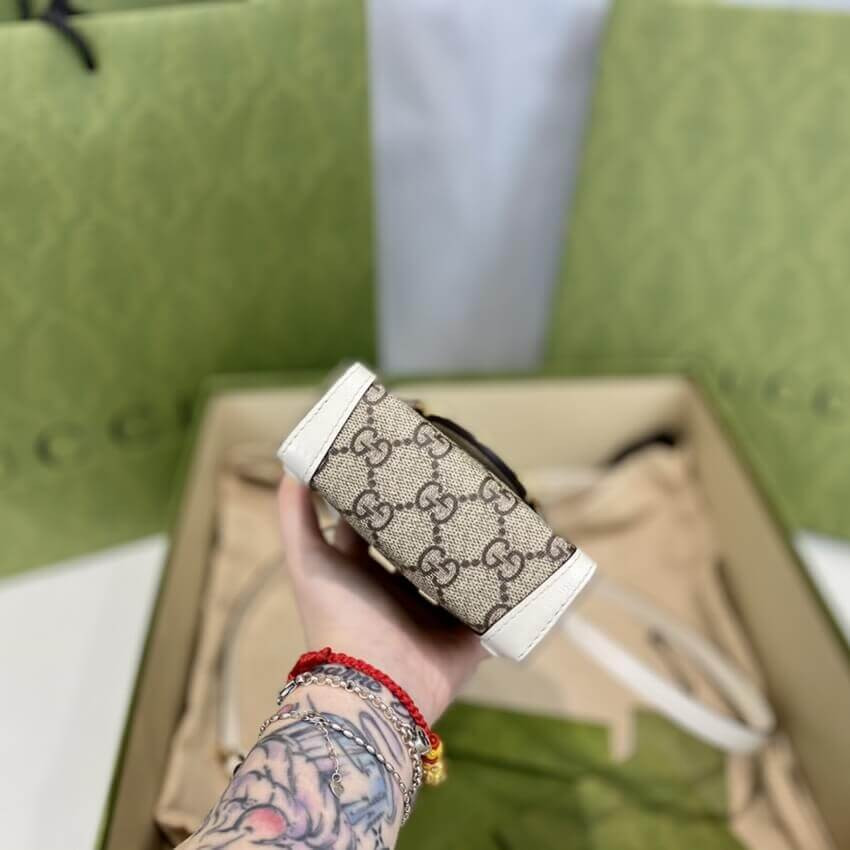 Gucci GG Supreme Horsebit 1955 Mini Bag 625615