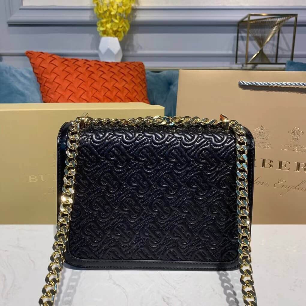 Burberry Small Quilted Monogram Lambskin TB Bag 80149211