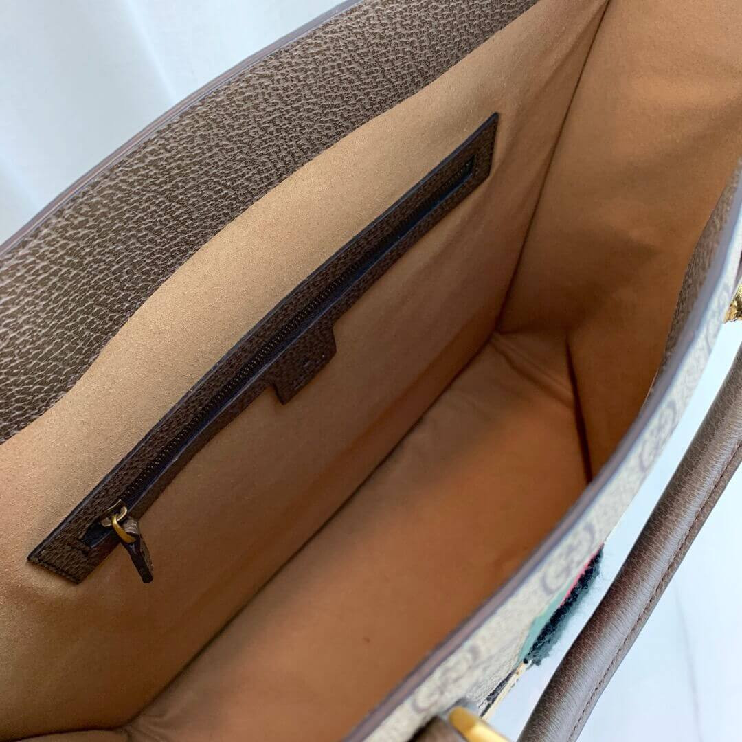 Gucci Embroidered Bee Shopping Bag 437549