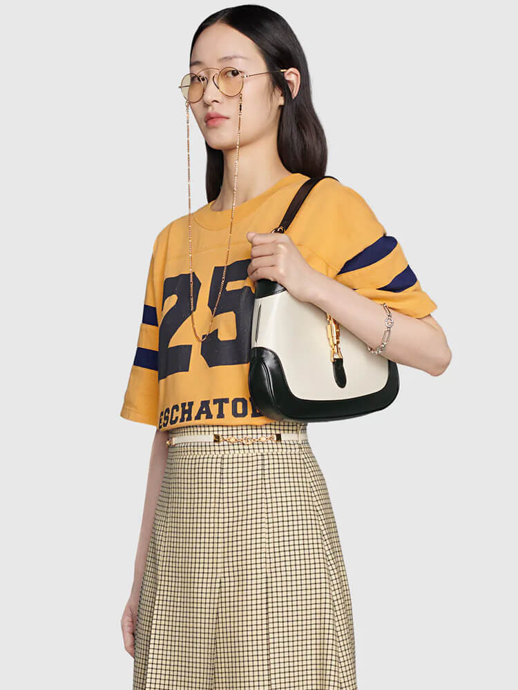 Gucci Jackie 1961 Leather Small Shoulder Bag 636706