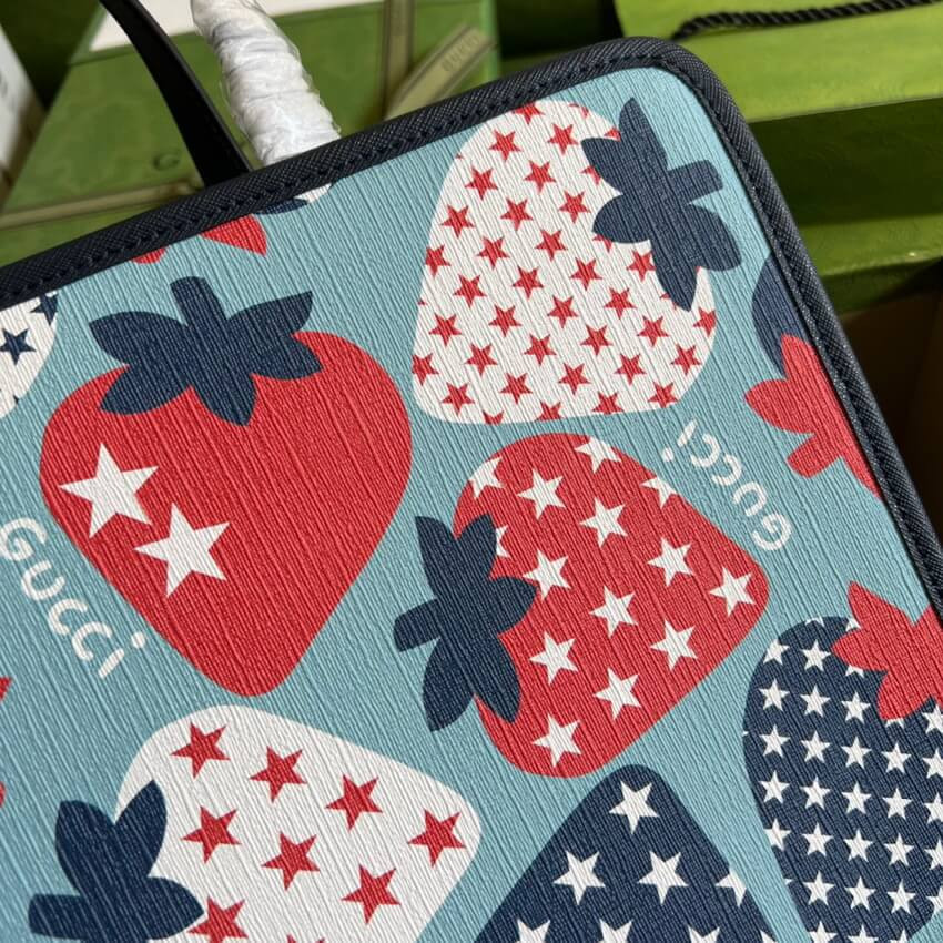 Gucci Strawberry Star Tote Bag 630542