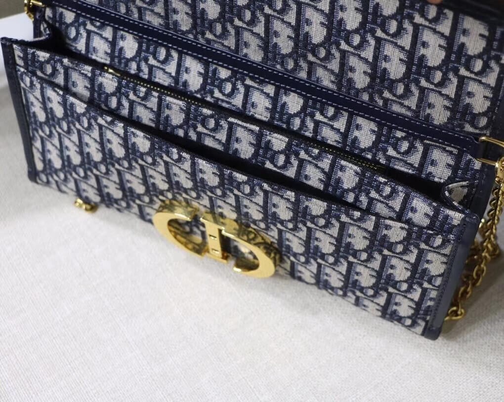 Christian Dior 30 Montaigne Jacquard Canvas Clutch Bag M9206