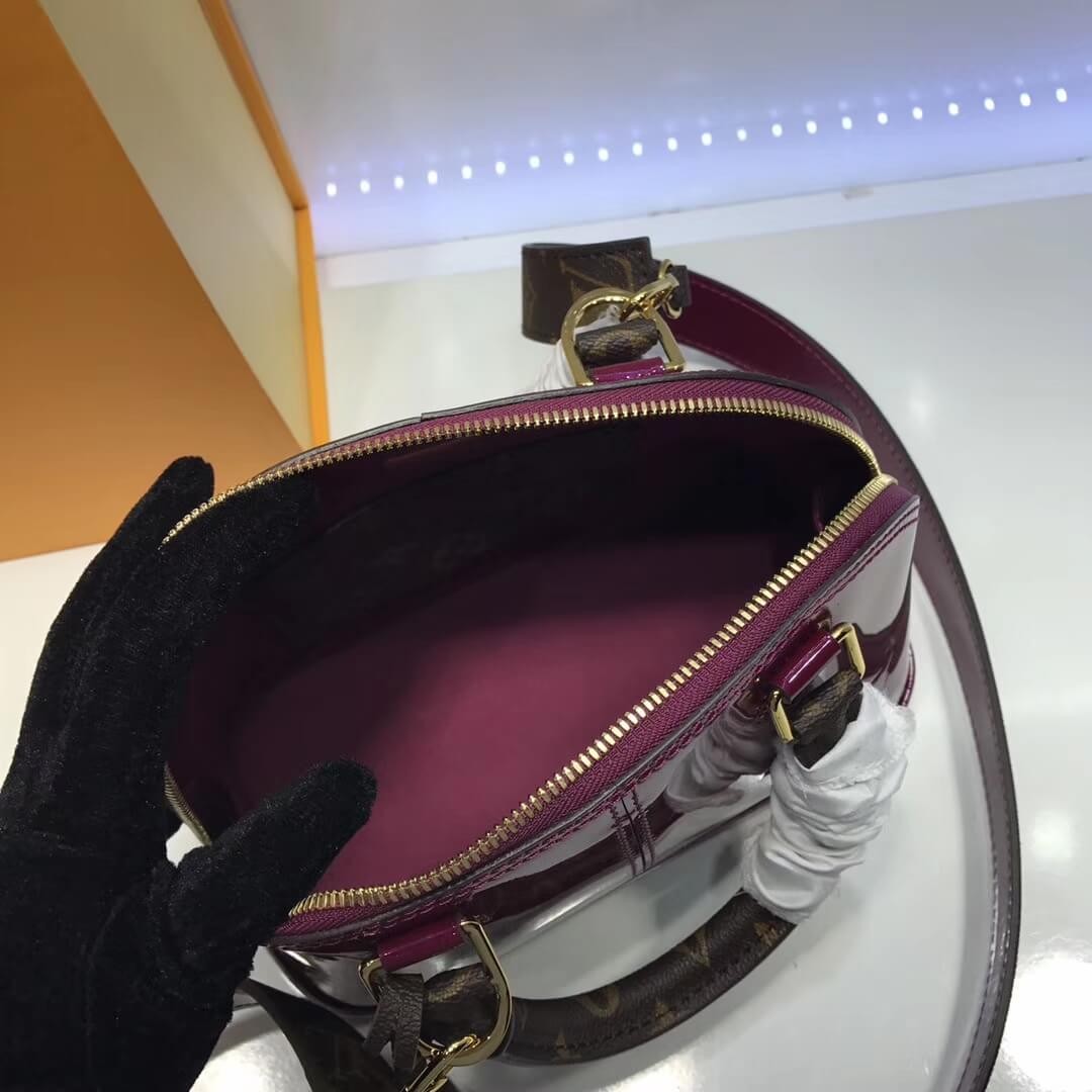 Louis Vuitton Patent Leather Alma BB M54785