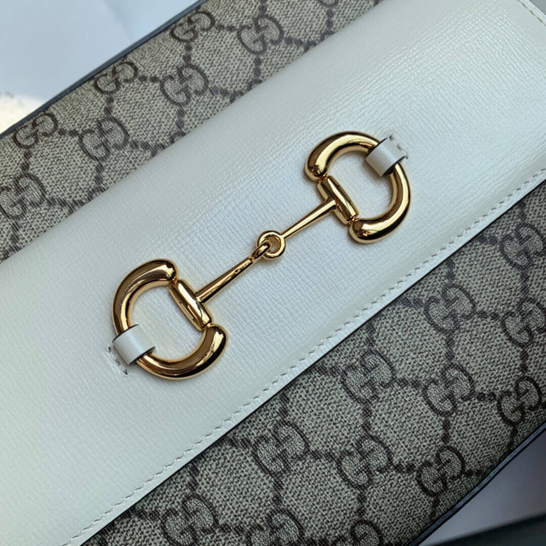 Gucci Horsebit 1955 Small Shoulder Bag in Canvs 645454