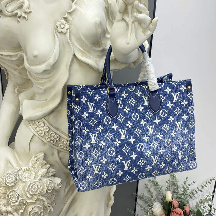 Louis Vuitton Monogram Jacquard Denim OnTheGo MM M59608