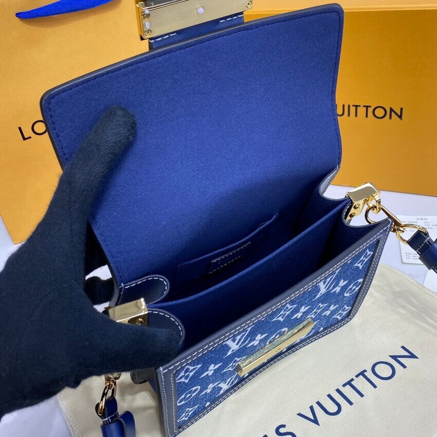 Louis Vuitton Monogram Denim Mini Dauphine M59716