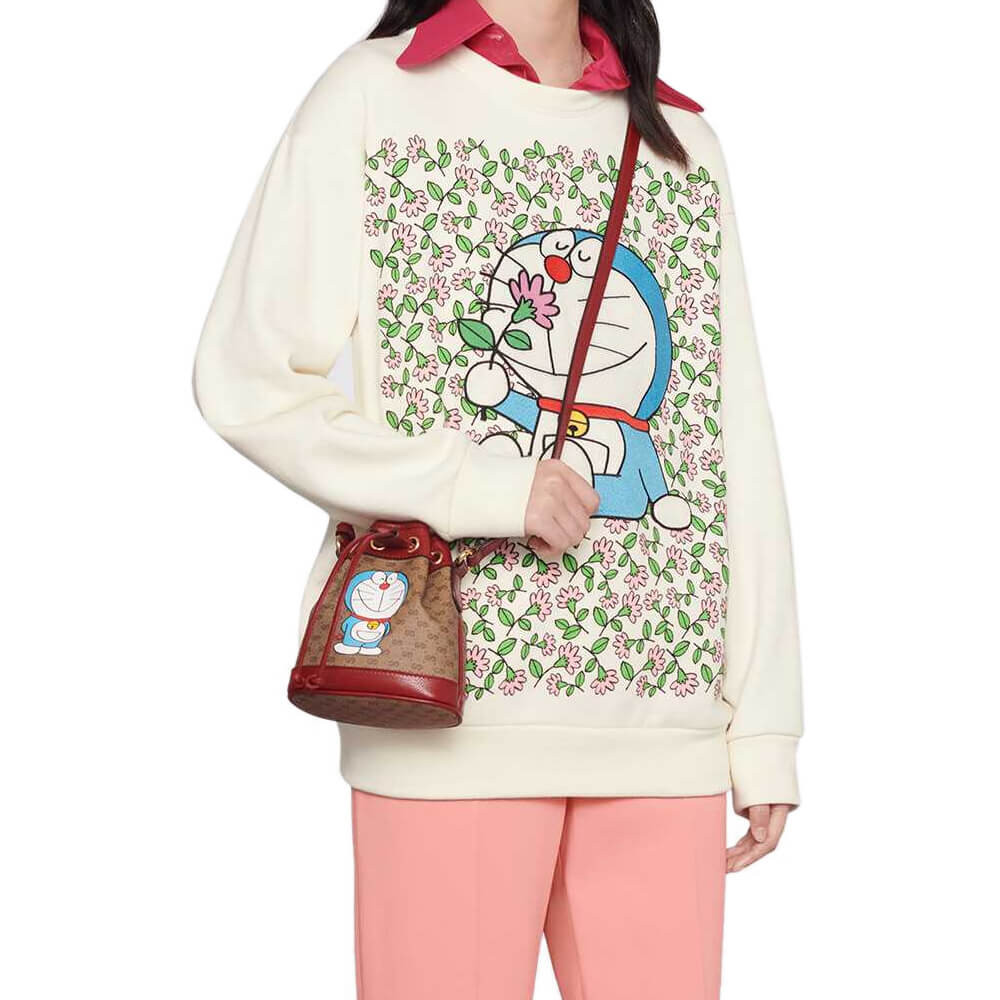 Doraemon x Gucci Mini Bucket Bag 647801
