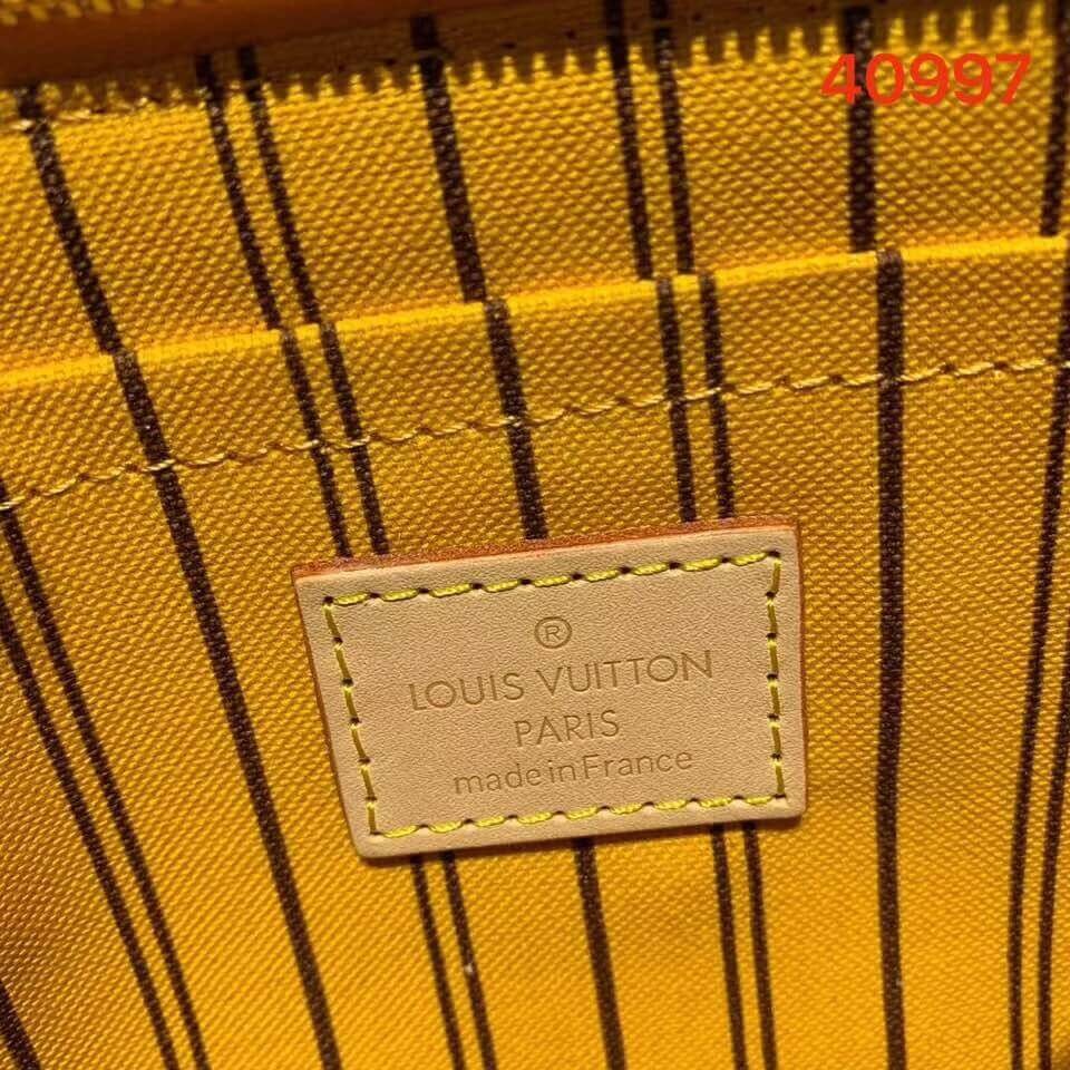 Louis Vuitton Monogram Canvas Neverfull MM M40997 Yellow