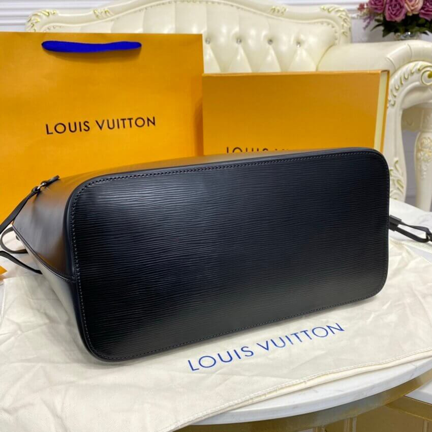 Louis Vuitton Epi Leather Neverfull MM M40392 Black