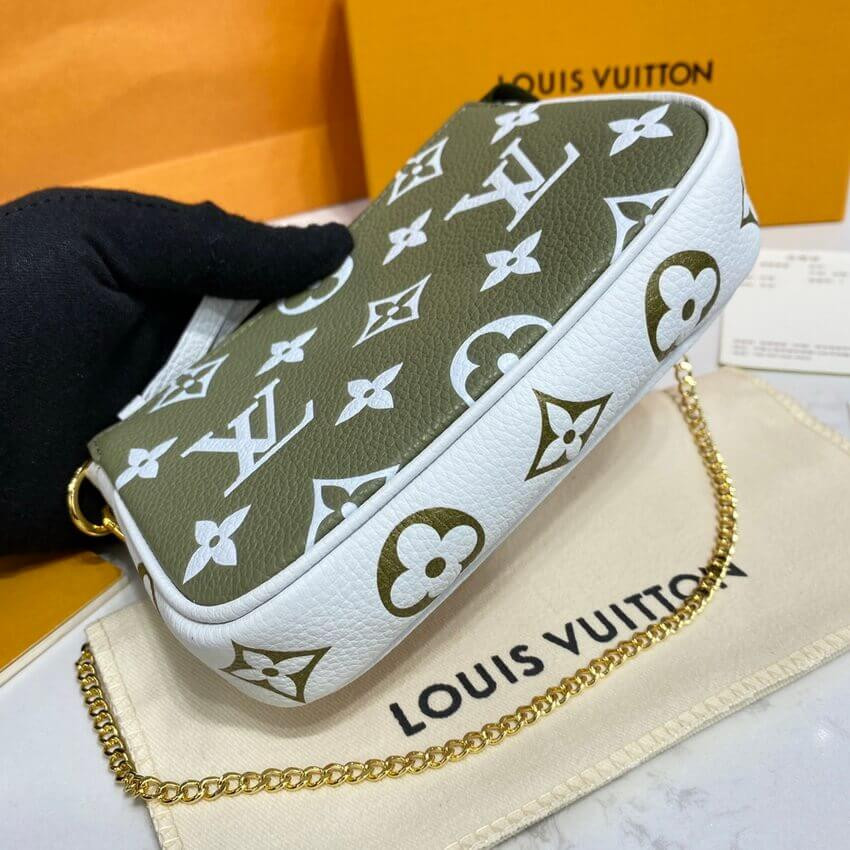 Louis Vuitton Monogram Empreinte Leather Mini Pochette Accessoires M81284