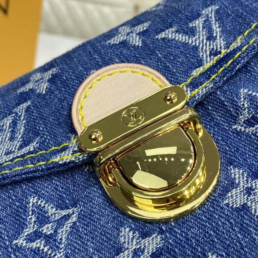Louis Vuitton Monogram Denim Mini Pleaty M95050