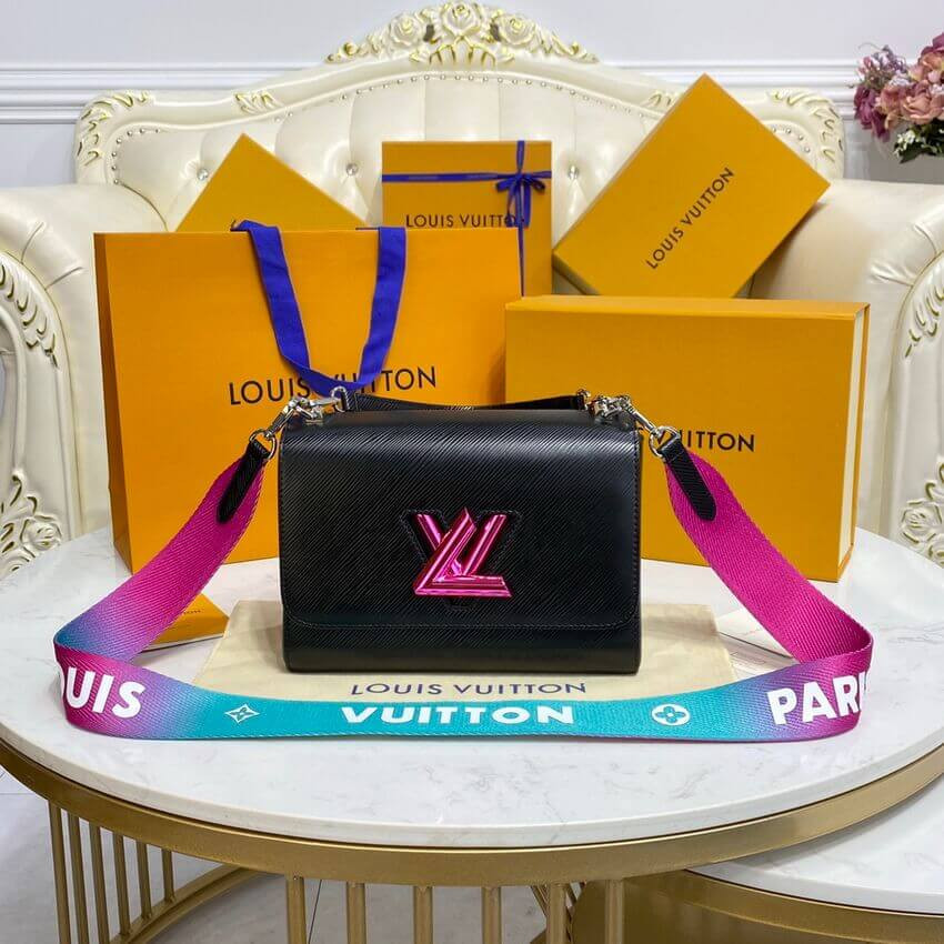 Louis Vuitton Epi Leather Twist MM M59416 Black