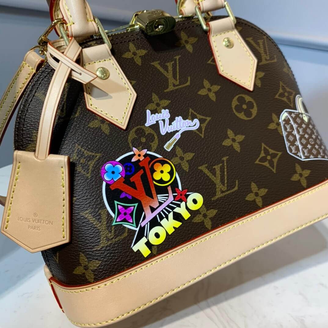 Louis Vuitton Alma BB with Stickers M53152