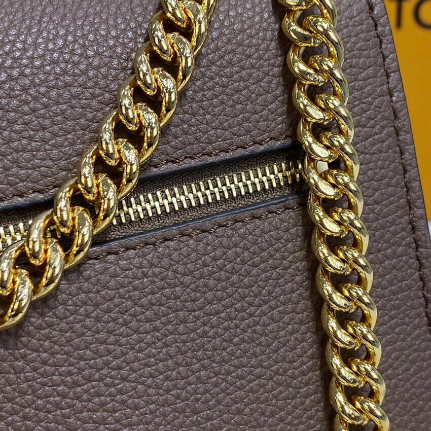 Louis Vuitton MyLockMe Chain Bag M58949 Smokey/Quartz/Caramel