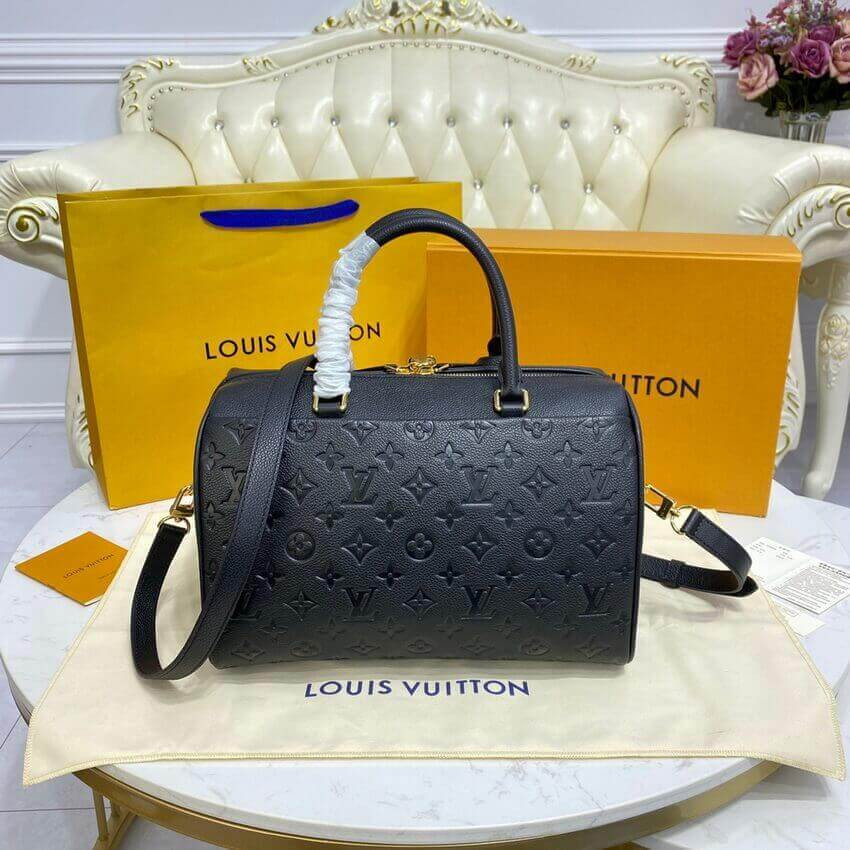 Louis Vuitton Monogram Empreinte Speedy Bandouliere 30 M42406