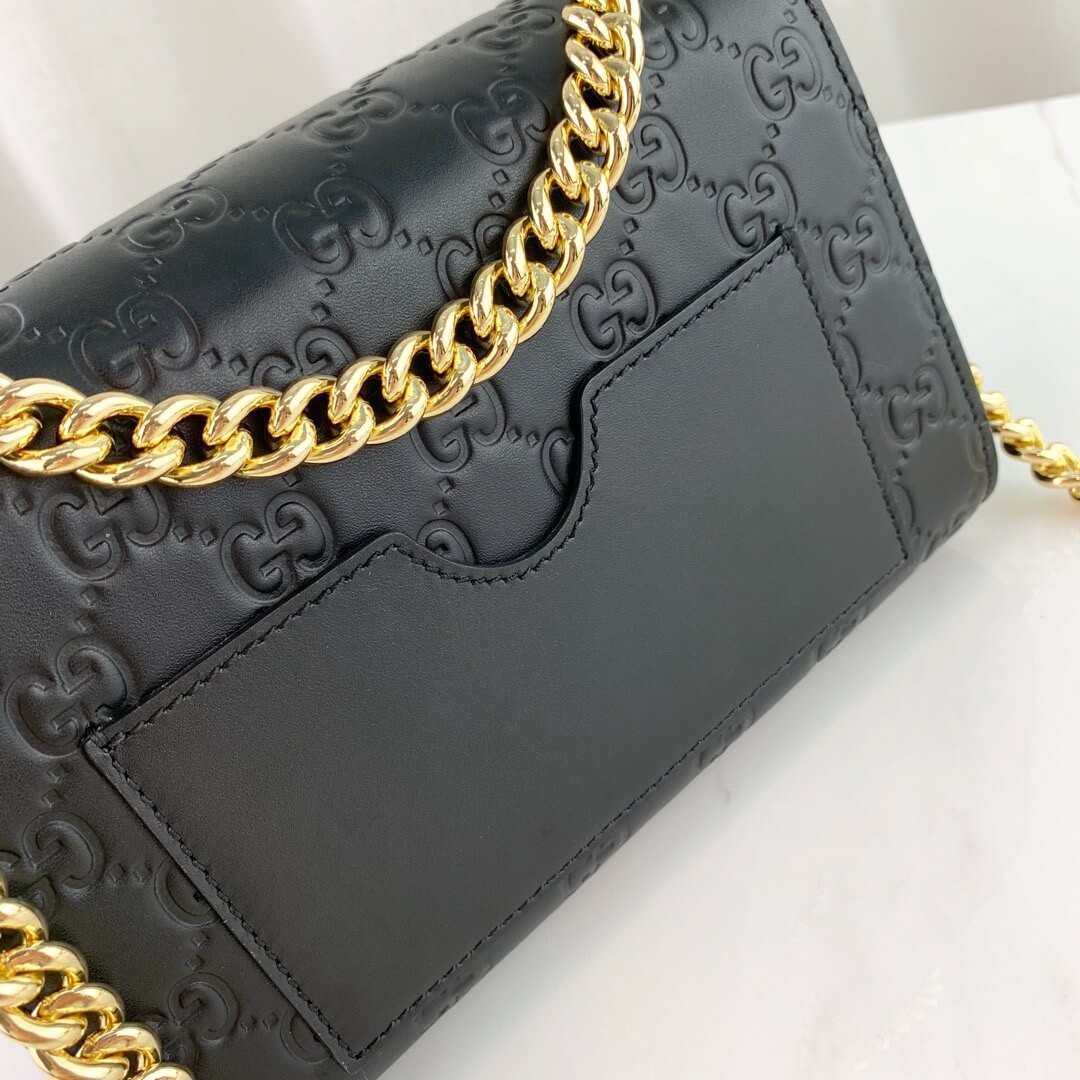 Gucci Padlock Small Gucci Signature Shoulder Bag 409487