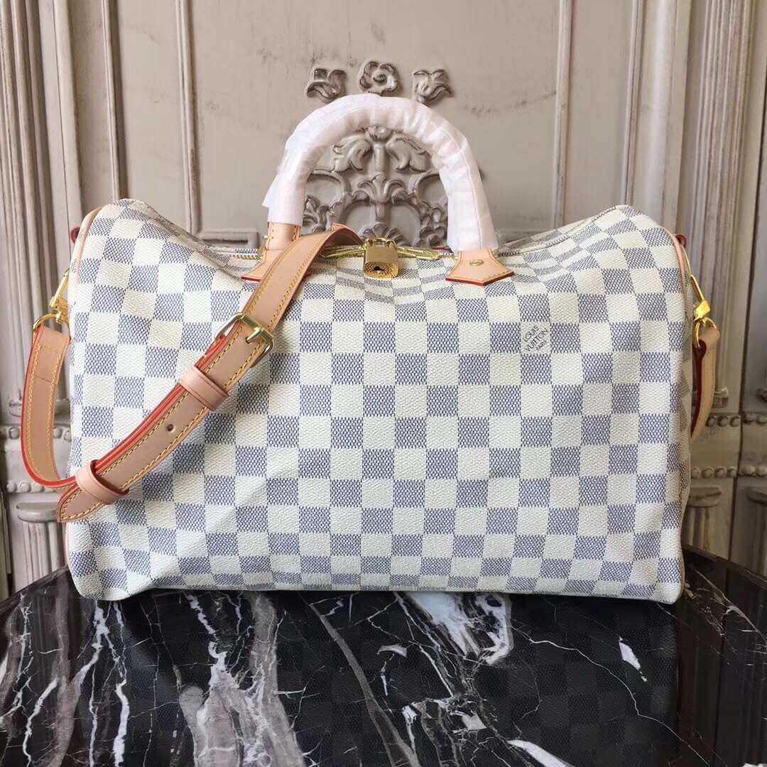 Louis Vuitton Damier Azur Canvas Speedy Bandouliere 35 N41372