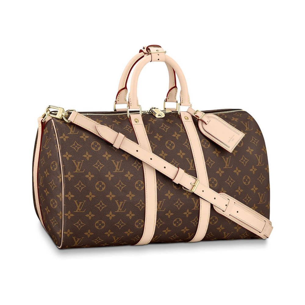 Louis Vuitton Monogram Canvas Keepall Bandouliere 45  M41418