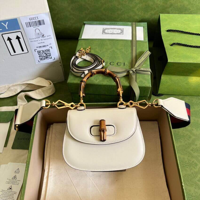 Gucci Mini Top Handle Bag with Bamboo 686864