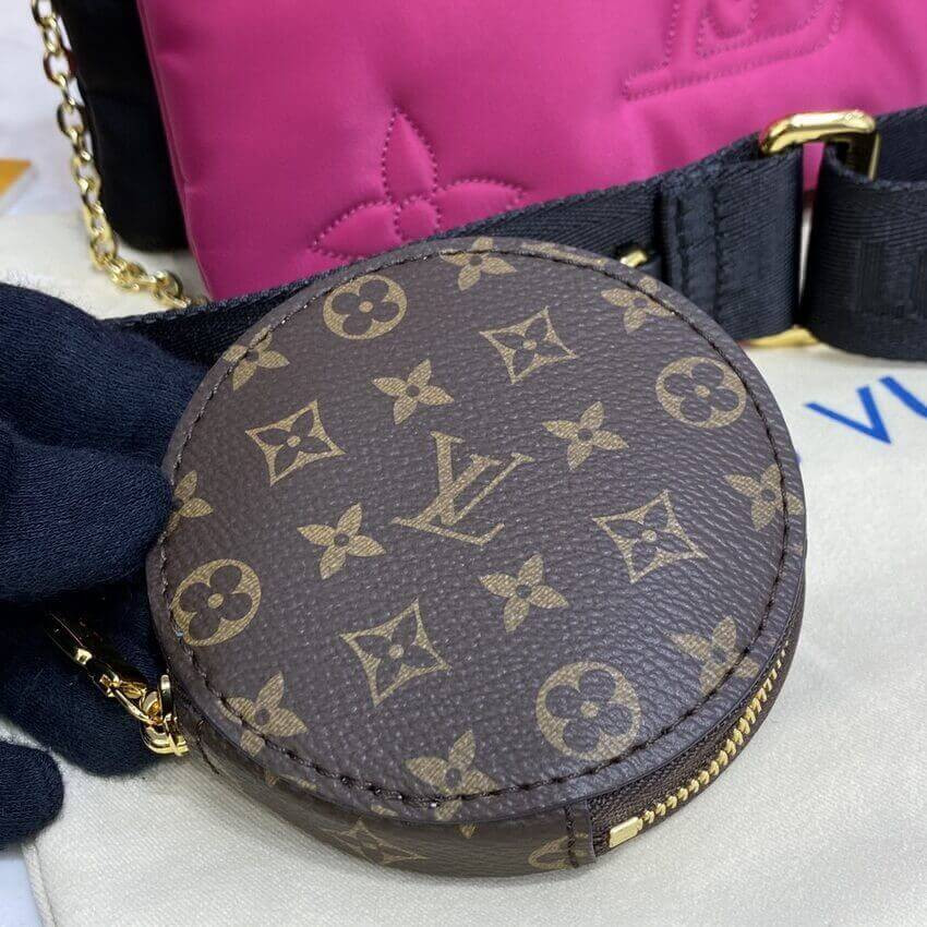 Louis Vuitton Maxi Multi Pochette Accessoires M58980 Black/Fuchsia