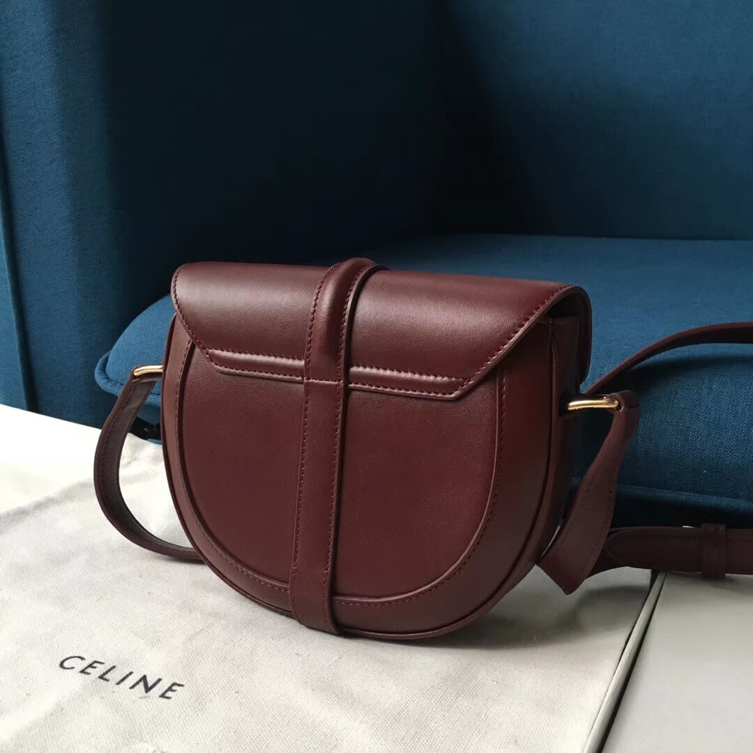 Celine Small Besace 16 Bag In Satinated Calfskin 188013