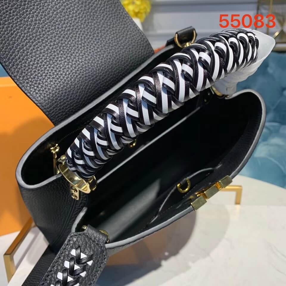 Louis Vuitton Taurillon Leather Capucines PM M55083