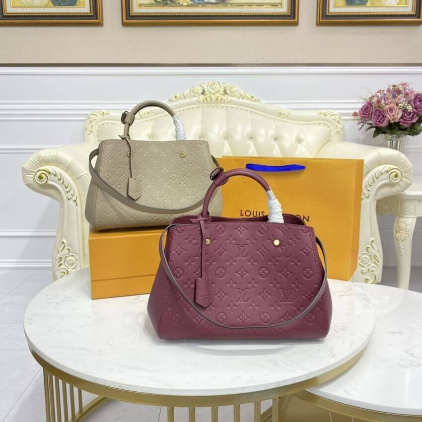 Louis Vuitton Monogram Empreinte Leather Montaigne MM M41048