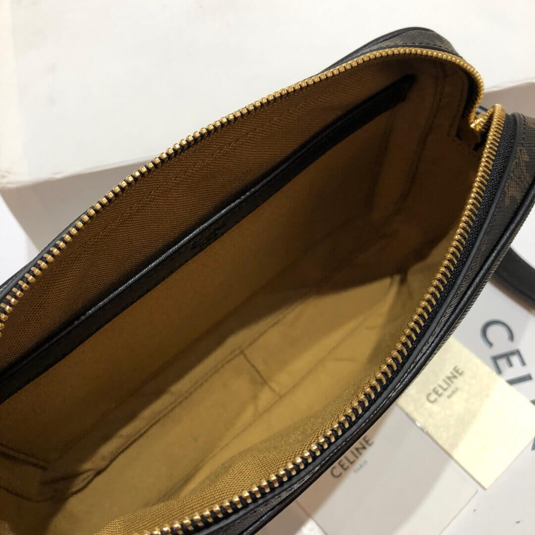 Celine Medium Messenger Bag In Triomphe Canvas 194502