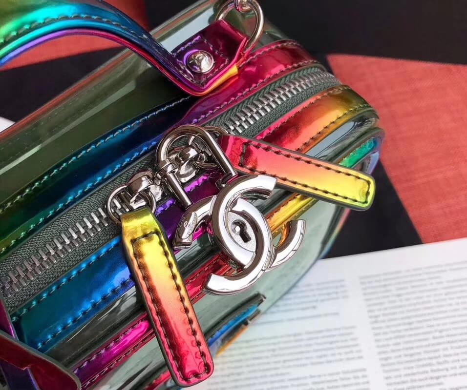 Chanel Vanity Case In Multicolour PVC A93343