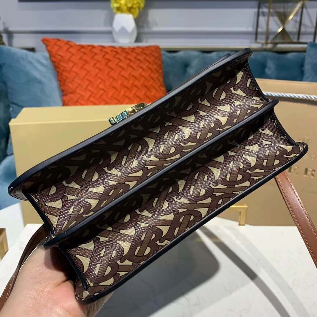 Burberry Small Monogram Stripe E-canvas TB Bag 80193361