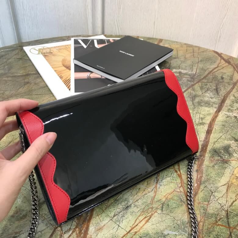 Saint Laurent Embellished Wallet On Chain 515271